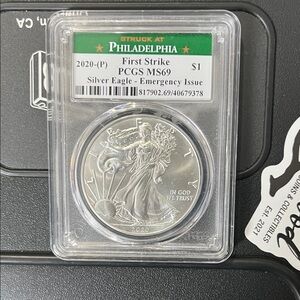 Silver Eagle Coin - Emergency Issue